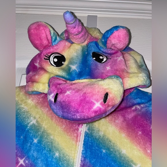Unique Girl’s Unicorn Bundle - Handmade Sleeping Mat, Onesie & Plush Stuffed Toy - Picture 5 of 7